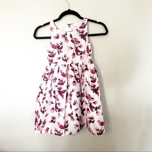 Gymboree Floral Bird Church Dress NWT